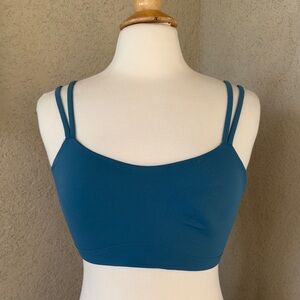 Lululemon Women's Like a Cloud Teal Double Strap Sports Bra